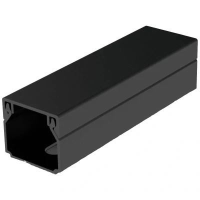 Afbeelding van KOPOS LHD 20X20_FD Kabelgoot Kabelkanaal elektrische installaties (l x b h) 2000 20 mm Zwart 2 m