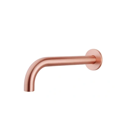 Afbeelding van Wiesbaden inbouw uitloop rond 25cm 1/2&#039;&#039; geborsteld koper