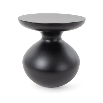 Afbeelding van Urban Nature Culture Tummy Bijzettafel 40 Cm Zwart