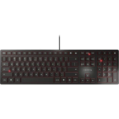 Afbeelding van CHERRY KC 6000 Slim toetsenbord USB Amerikaans Engels Zwart