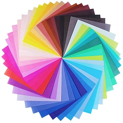 Afbeelding van Origami papier, gekleurd 100 vellen, 10 x cm, dubbelzijdig, gevouwen papier voor kinderen, knutselprojecten, kunst en handwerk
