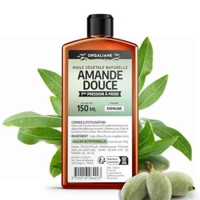 Afbeelding van Zoete amandelolie, 150 ml, 100% natuurlijk, koude druk