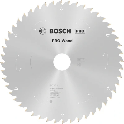 Afbeelding van Bosch Accessories 2608837723 Hardmetaal cirkelzaagblad 216 x 30 mm Aantal tanden: 48 1 stuk(s)