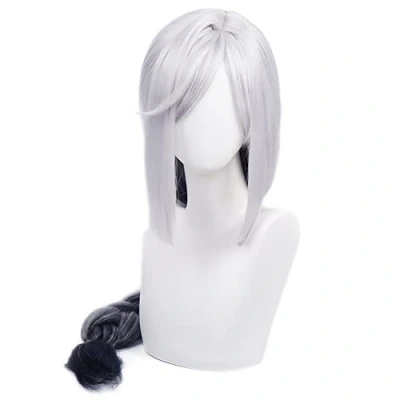 Afbeelding van HIROAKIYA Shenhe pruik, Genshin Impact Cosplay pruik met pruikkap, lengte ca. 75 cm