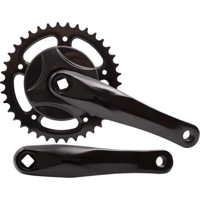 Afbeelding van Crankstel 38T met 170mm crankarm aluminium zwart