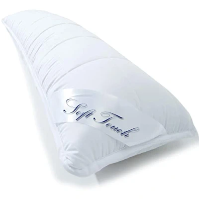 Afbeelding van aqua textil Soft Touch Zijslaapkussen, ritssluiting, microvezel, 40 x 120 cm