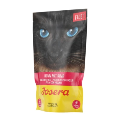 Afbeelding van 16x70g Kip met Rund Josera Filet Kattenvoer nat