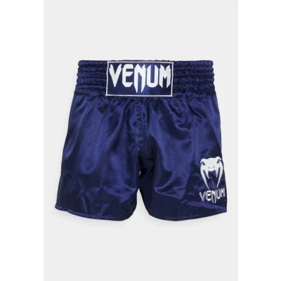 Afbeelding van Venum Classic MUAY THAI Short Korte broeken, Heren, Maat: XL, Navy blue/white
