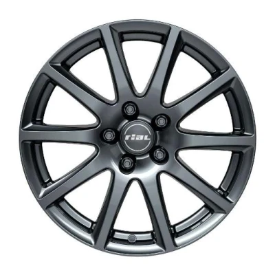 Afbeelding van RIAL 5 gat 16duim 114.3mm lichtmetalen Velg Milano titanium MI65645B82