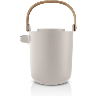 Afbeelding van Eva Solo Nordic Kitchen Thermoskan voor Thee 1 liter Beige / Bamboo