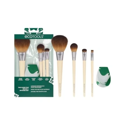 Afbeelding van Ecotools THE CORE FIVE Brush + Sponge SET Kwastenset, Dames, Maat: 130 g, 0