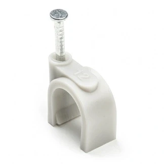 Afbeelding van Kabelclip Q link 12 mm (20 stuks, Rond, Grijs)