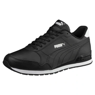 Afbeelding van Puma ST Runner V2 FULL L Unisex Sneakers laag, Maat: 44, Black Leer en imitatieleer
