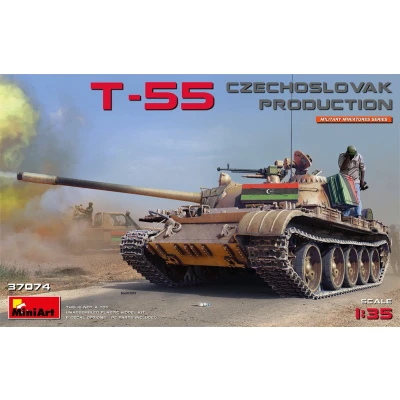 Afbeelding van Miniart T 55 Czechoslovak Production 1:35 (1/20) * MIN37074 modelbouwsets, hobbybouwspeelgoed voor kinderen, modelverf en accessoires