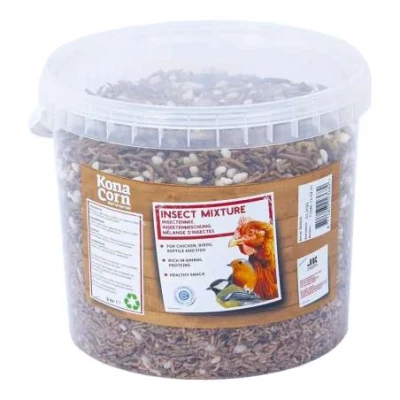Afbeelding van Konacorn insectenmix Emmer 5L Kippen en tuinvogelvoer