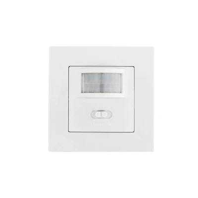 Afbeelding van LED PIR Bewegingsmelder/Sensor Tweedraads Inbouw Wand, IP20, Wit