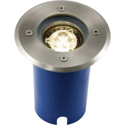 Afbeelding van Heitronic Potsdam 36850 Buitenlamp (inbouw) GU10 LED 7 W Zilver