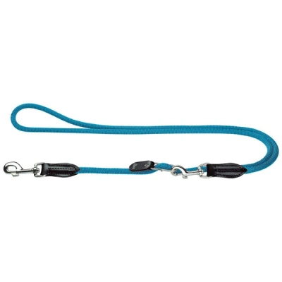 Afbeelding van Hunter Variolijn Freestyle Nylon Rond Hondenriem Petrol