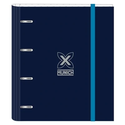 Afbeelding van Ringmap Munich Nautic Marineblauw 27 x 32 3.5 cm