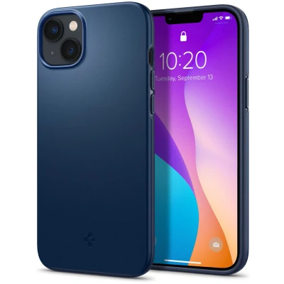 Afbeelding van Spigen Thin Fit hoesje voor iPhone 14 Plus blauw