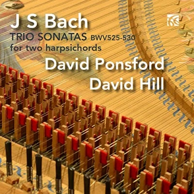 Afbeelding van David Ponsford Hill Trio Sonatas (Bwv 525 530) For Two Harpsichords (CD)