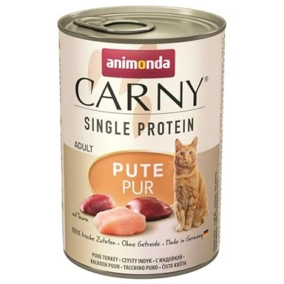Afbeelding van 6x400g Single Protein Adult puur Kalkoen animonda Carny Kattenvoer