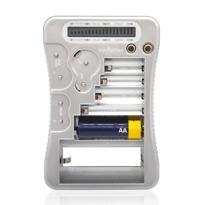Afbeelding van Batterijtester Universeel FISHTEC Instant Display Batterijniveau Compatibel : AAA (LR3) AA (LR6) C (LR14) D (LR20) blok (9 V), lithium knoopcellen, alkaline 1,5 tot 3 V