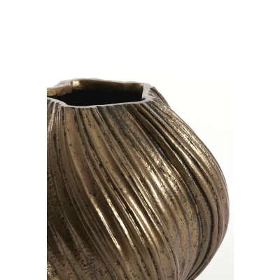 Afbeelding van Light &amp; Living Vaas YATUNG Ø34x32cm Brons
