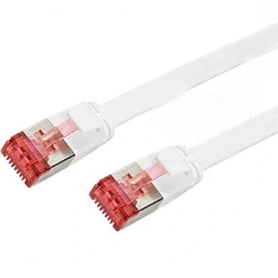 Afbeelding van LogiLink CF2071S RJ45 Netwerkkabel, patchkabel CAT 6 U/FTP 5.00 m Wit Vergulde steekcontacten 1 stuk(s)