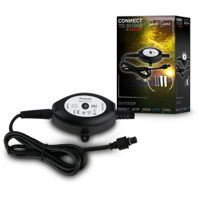 Afbeelding van Schemersensor 3921015 voor 12 V buitenlampen, zwart