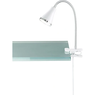 Afbeelding van REALITY ARRAS Klemlamp Wit incl. 1x SMD 4W