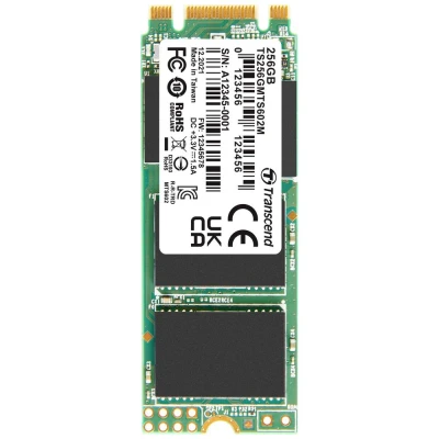 Afbeelding van Transcend MTS602M 256 GB SATA M.2 SSD 2260 harde schijf III Industrial TS256GMTS602M