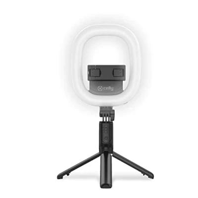 Afbeelding van Celly Ring Light Tripod Compact Bluetooth