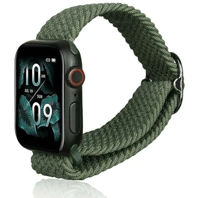 Afbeelding van Beline Apple Watch Textiel band 38/40/41mm groen/groen