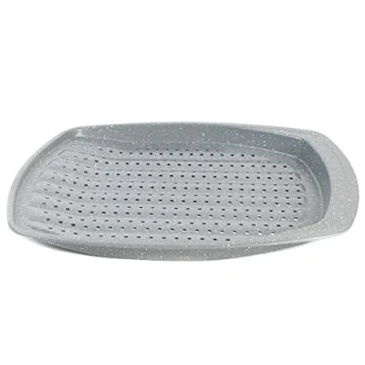 Afbeelding van Salter Marblestone 38 cm Ovenschaal Bakplaat Antiaanbaklaag Koolstofstaal Duurzaam