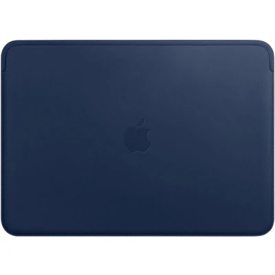 Afbeelding van Apple Leather Sleeve MacBook Pro 13 inch (2016 2022) Midnight Blue
