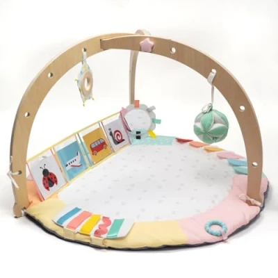 Afbeelding van Oh My Baby Montessori Speelmat Duurzaam FSC Hout Speelkleed voor Baby&#039;s van 0 12 Maanden