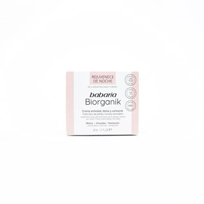 Afbeelding van BABARIA Bio Crema de Nochte, 50 ml, nachtcrème, uniseks, Negro, normen