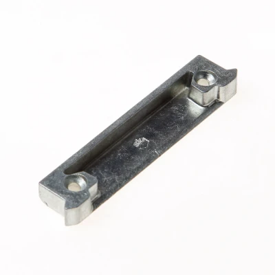 Afbeelding van Oploopplaat hout vlak sponning 20mm zilve