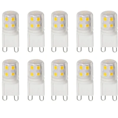 Afbeelding van WULUN G9 LED lampen 2 W koud wit 6000 K, 20 25 vervanging voor halogeenlampen, niet dimbaar, op penbasis G9, ac220 240 V, stralingshoek 360 graden, 10 stuks