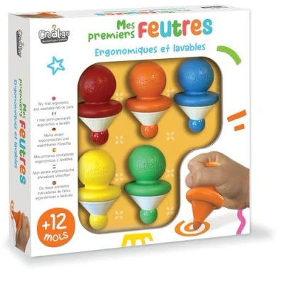 Image de Crea Lign&#039; Coffret Loisir Créatif Mes Premiers feutres Dès 12 Mois CL211