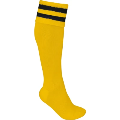 Afbeelding van PROACT Sportsokken Met Contraststrepen PA015 Sporty Yellow / Black
