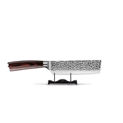 Afbeelding van Hammered RVS Nakiri 18 cm