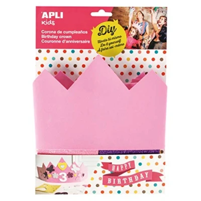 Afbeelding van Verjaardagskroon EVA Foam roze