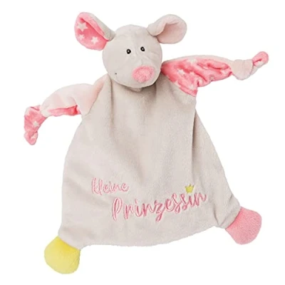 Afbeelding van NICI 46731 Knuffeldier, kleine prinses, 25 x cm, vanaf 0 maanden, knuffeldier voor baby&#039;s en peuters, meisjes jongens, beige/roze
