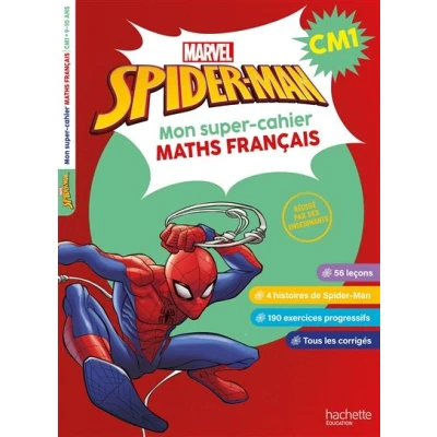 Image de Disney Marvel Spider Man Mon super cahier Maths Français CM1