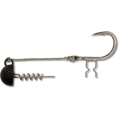 Afbeelding van Black Cat Shad Claw Rig 6/0 20g