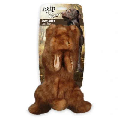 Afbeelding van All For Paws Konijn Hondenspeelgoed 20x7x12 cm Bruin