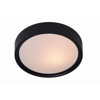 Afbeelding van Lucide LEX Plafonnière Ø 33 cm 2xE27 Zwart