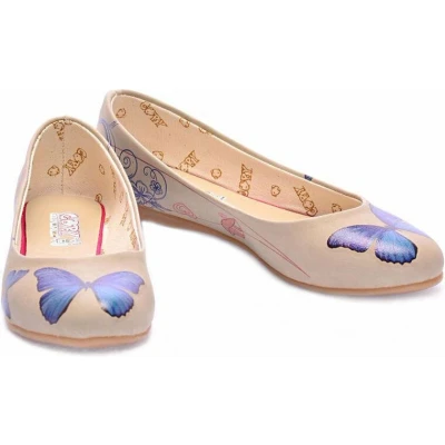Afbeelding van GOBY Vlinder Ballerinas Flats Hoge kwaliteit Handmade Meisjesprint Maat 37